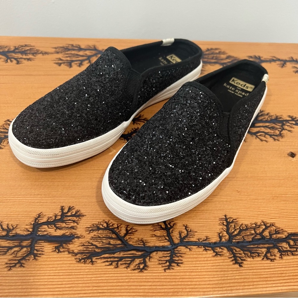 NWOB/NWOT Keds x Kate Spade New York Double Decker Mule Glitter Women's SIZE 6